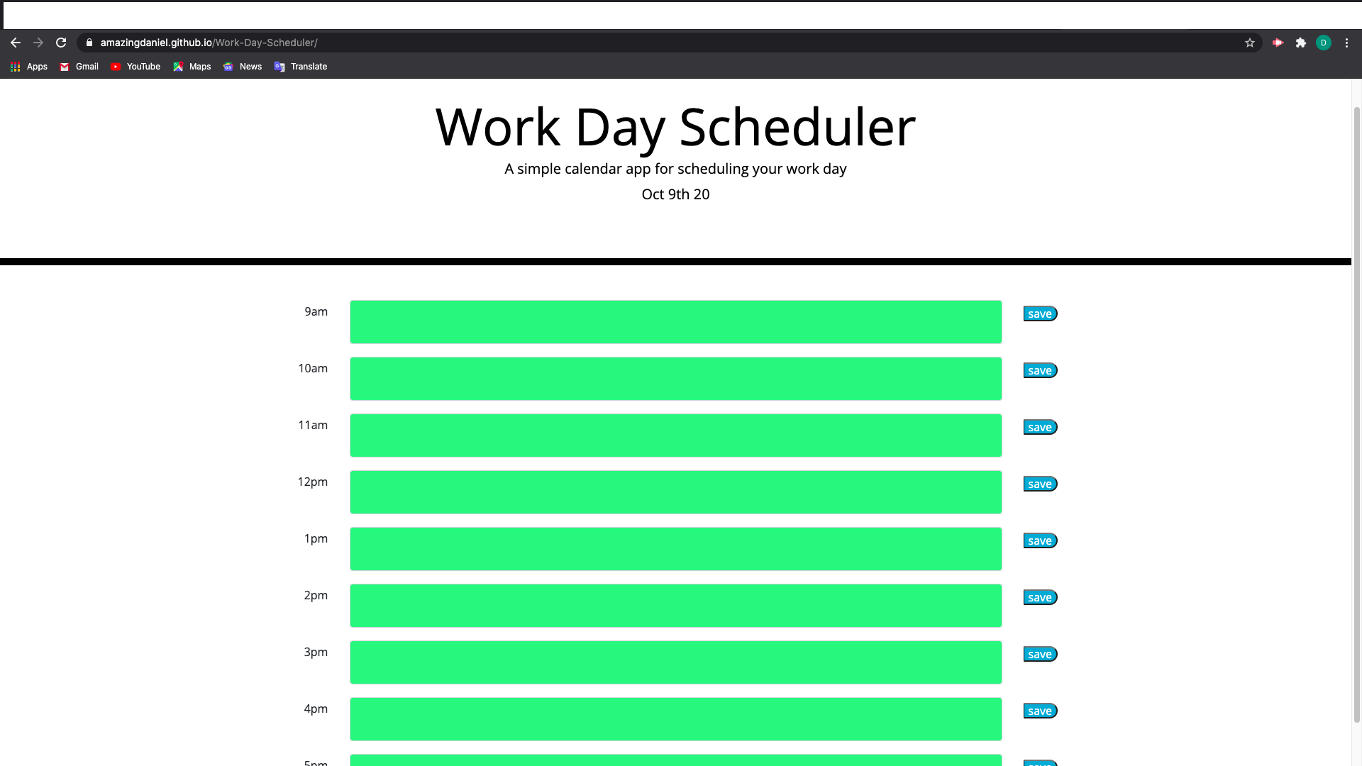 WorkDayScheduler